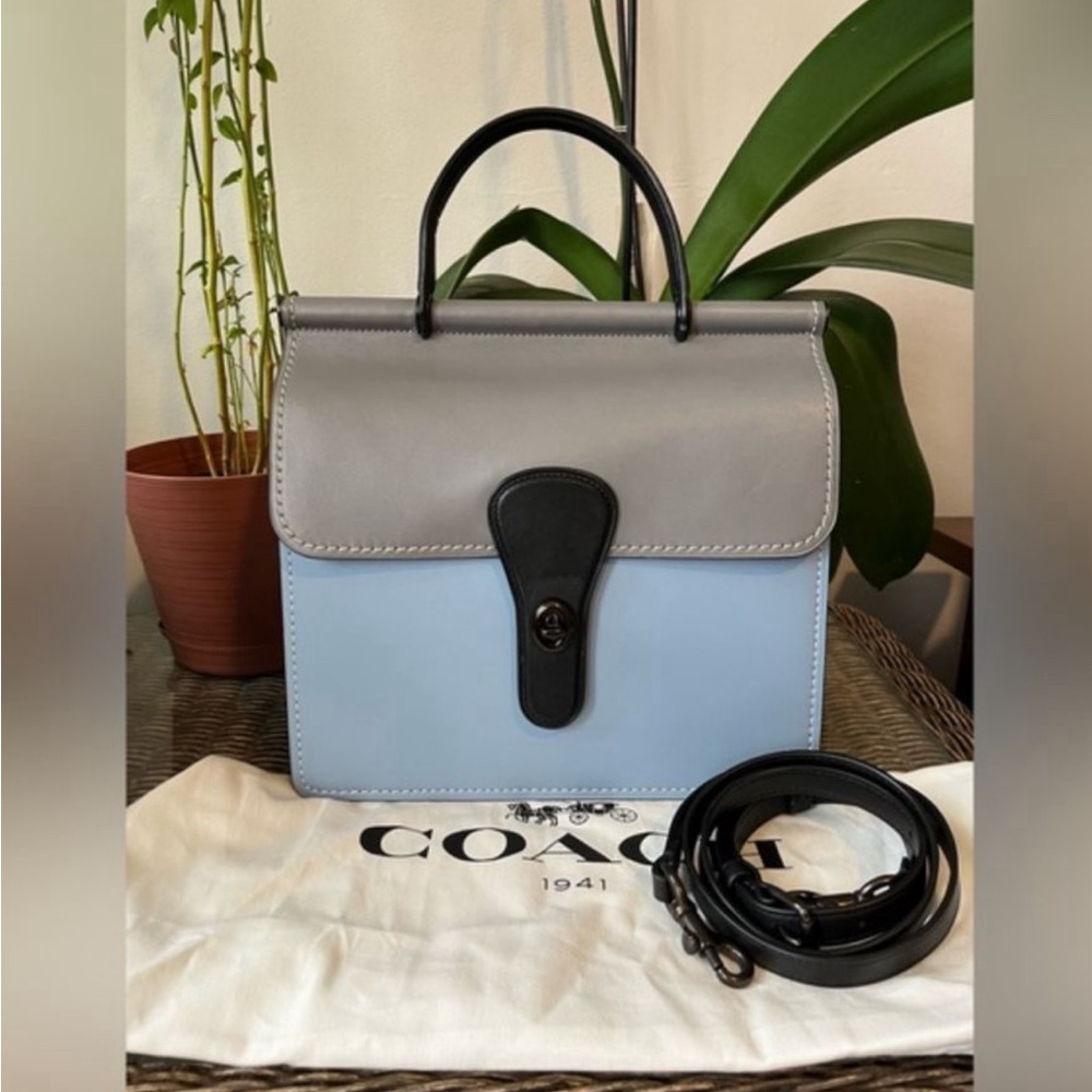 Coach 1941 Willis Top Handle In Color-Block - image 1